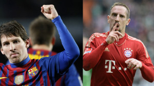 Lionel-Messi-vs-Frank-Ribéry-Bayern-Barça