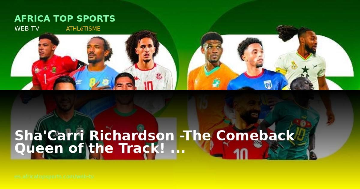 Sha'Carri Richardson -The Comeback Queen of the Track! ...