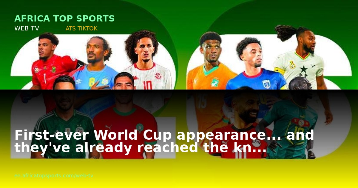 First-ever World Cup appearance... and they've already reached the kn...