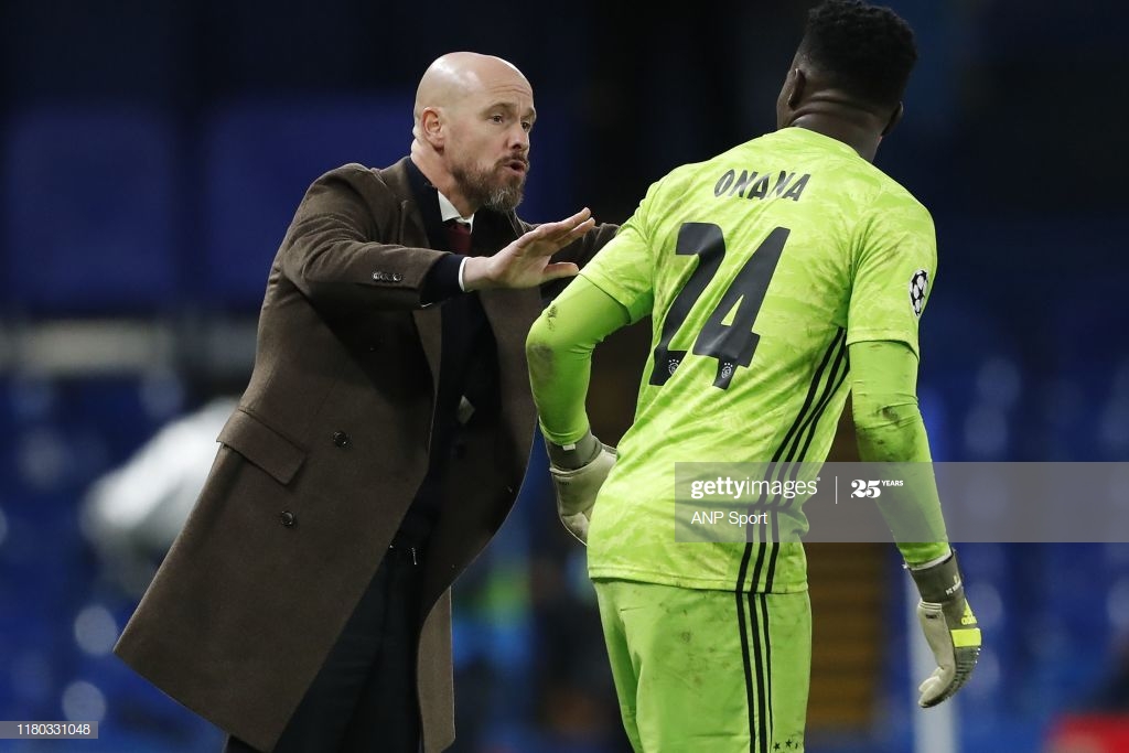 Erik Ten Hag and Andre Onana