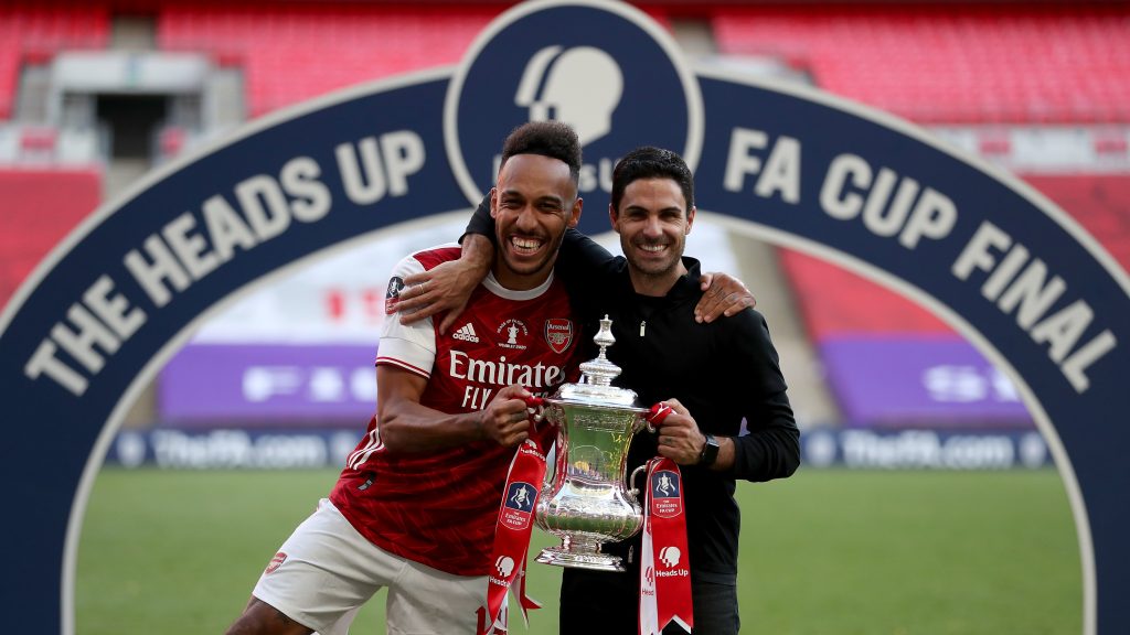 Aubameyang and Arteta