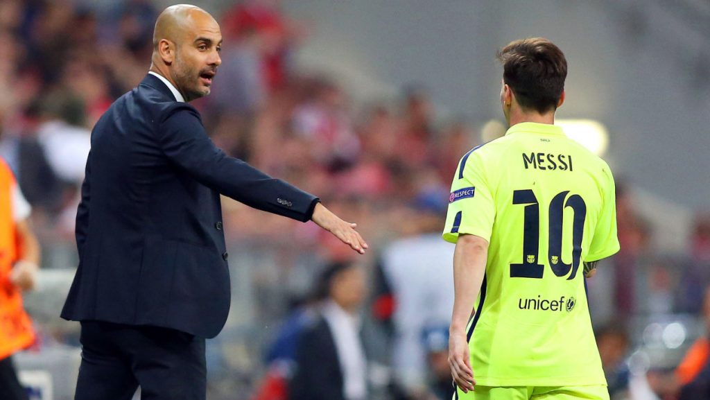 Messi and Guardiola