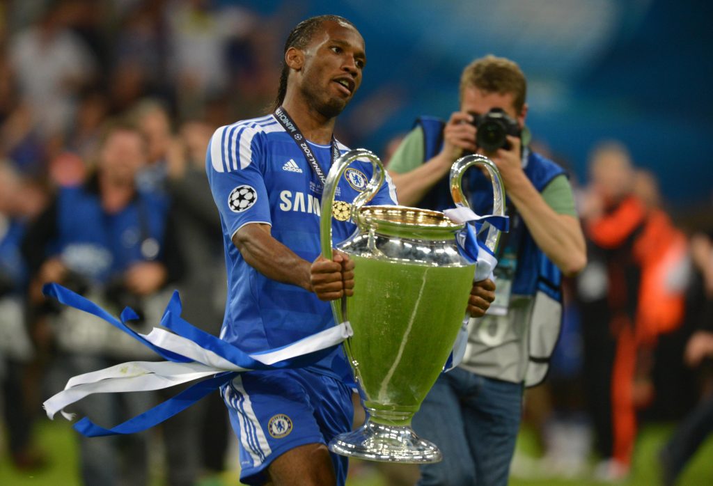 Didier Drogba played a major role in Chelsea's 2012 UCL win as he shooted the winning-penalty for the Blues.