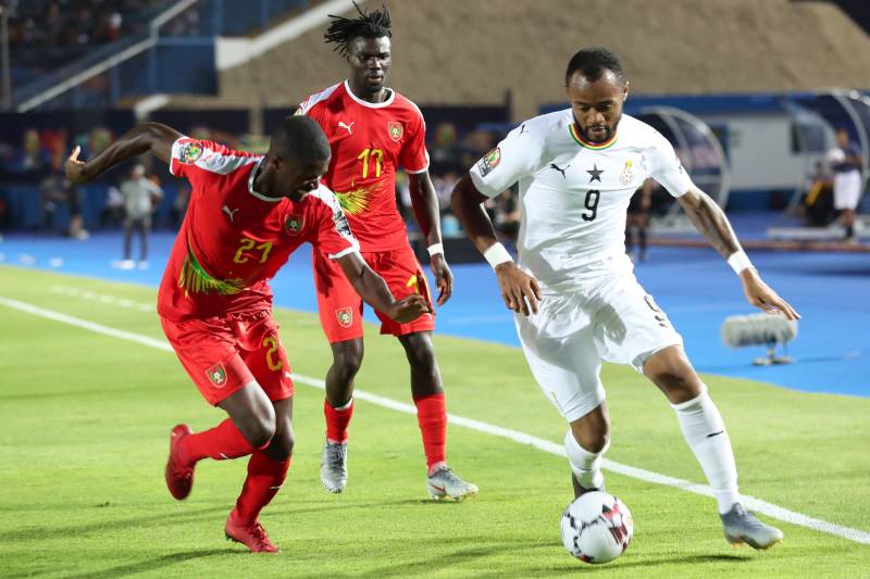 Crystal Palace star Jordan Ayew during international duty.