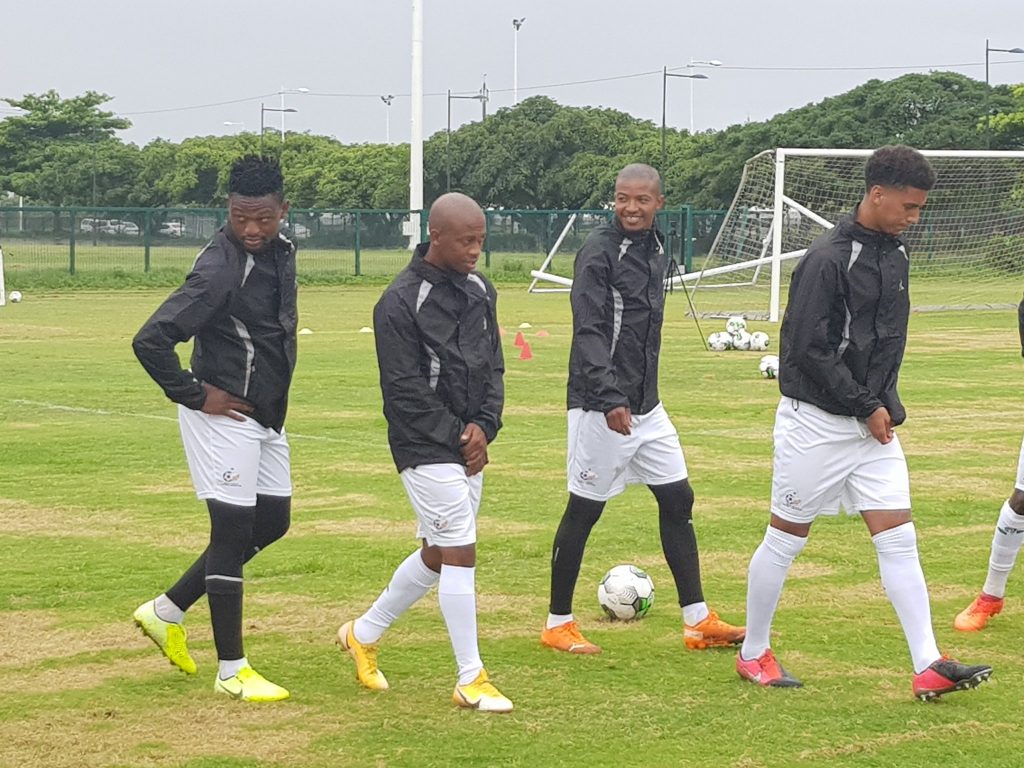 Bafana Bafana in training.