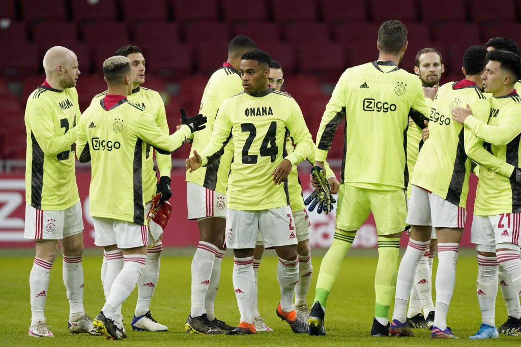 Ajax Team Show Support To Andre Onana After His One Year Ban By Uefa