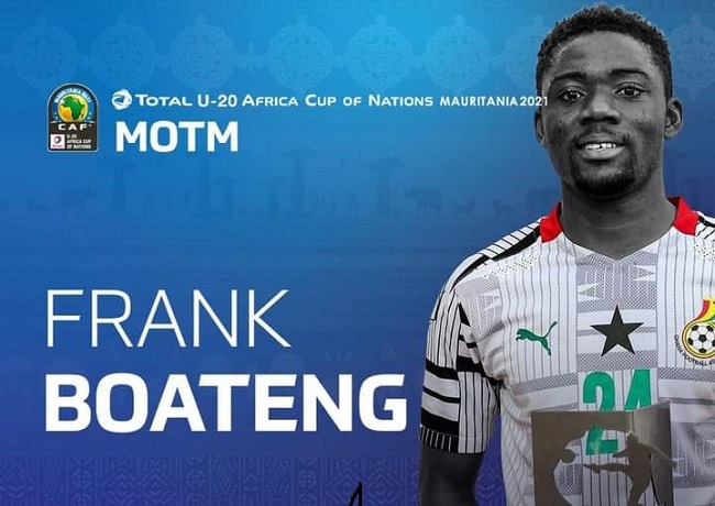 Frank Boateng Won Mvp Award In 21 Africa U Cup Of Nations