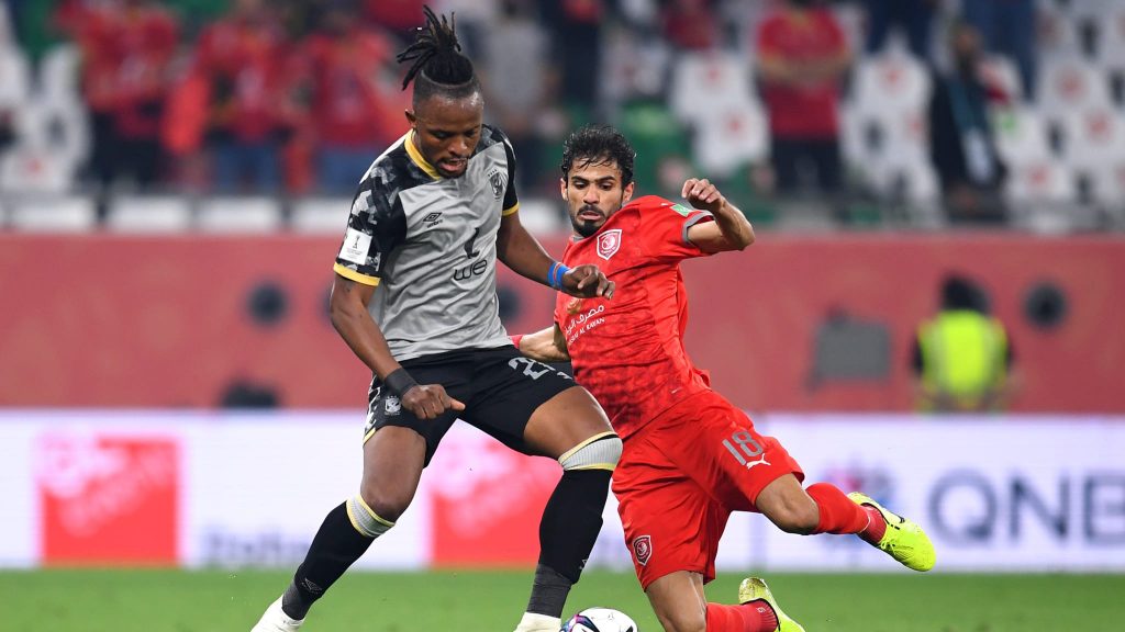 Walter Bwalya in action against Al-Duhail.