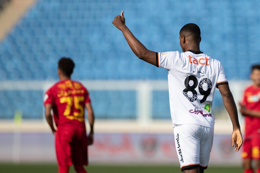 Odion Ighalo after his goal.