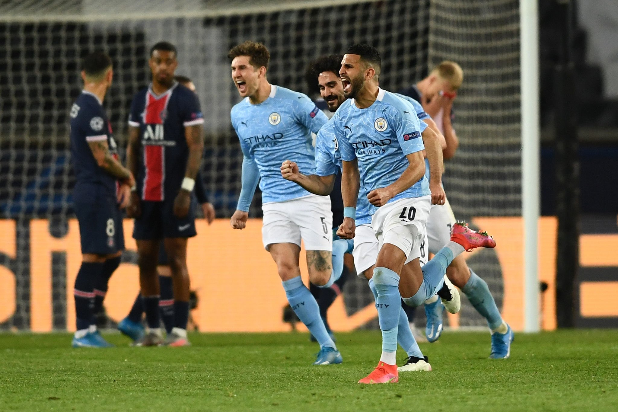 UCL : Mahrez inspires Man City to important away win over PSG