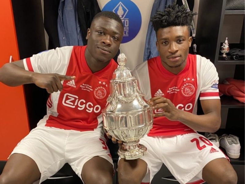 Mohammed Kudus celebrates first trophy with Ajax Amsterdam