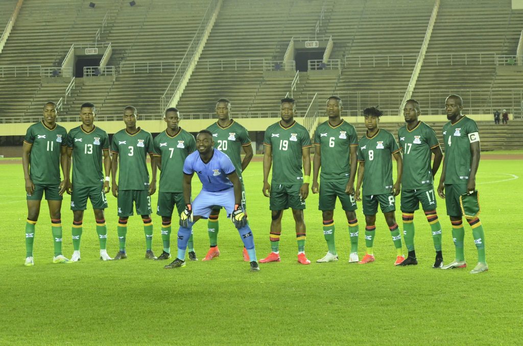 Chipolopolo during AFCON 2021 qualifiers.