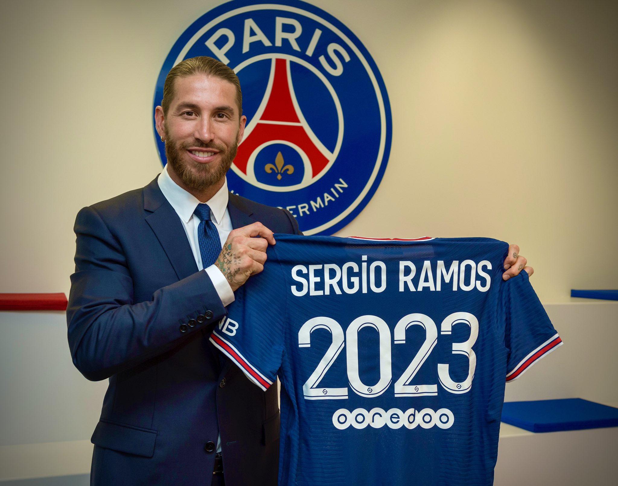 Offcial Sergio Ramos Joins Psg On A Two Year Deal