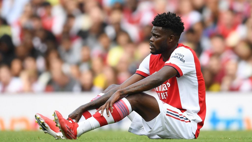 Arsenal confirm Thomas Partey unavailability period after ankle injury