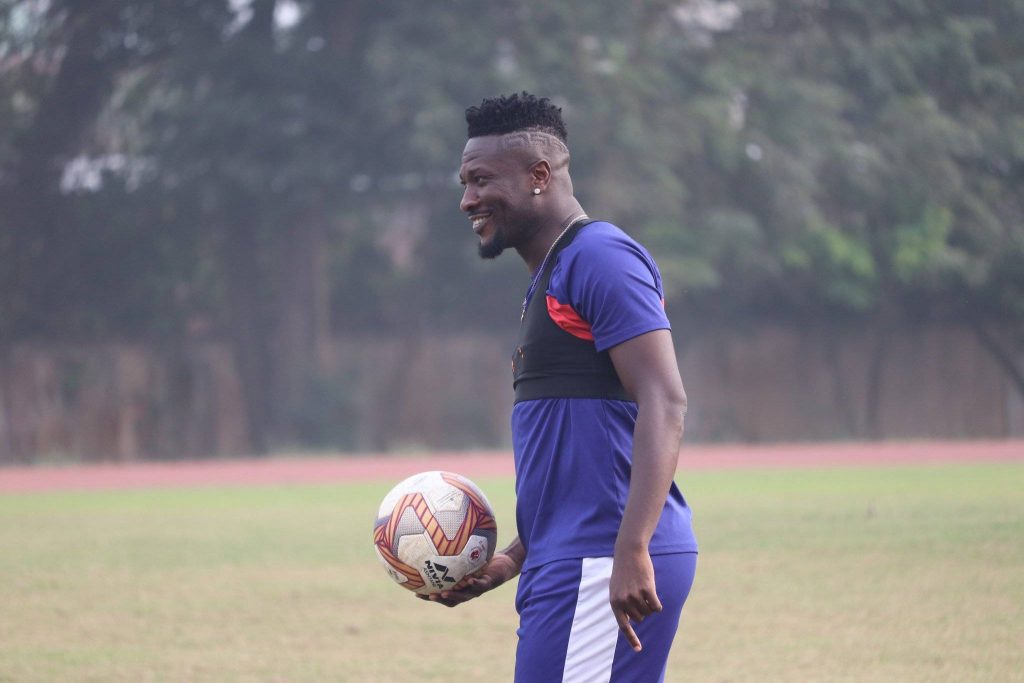 Asamoah Gyan is not planning the end of his career for the moment.
