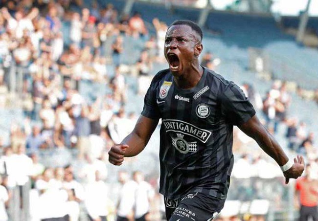 Ghana Striker Kelvin Yeboah Scored To Help Sturm Graz Get Advantage In ...