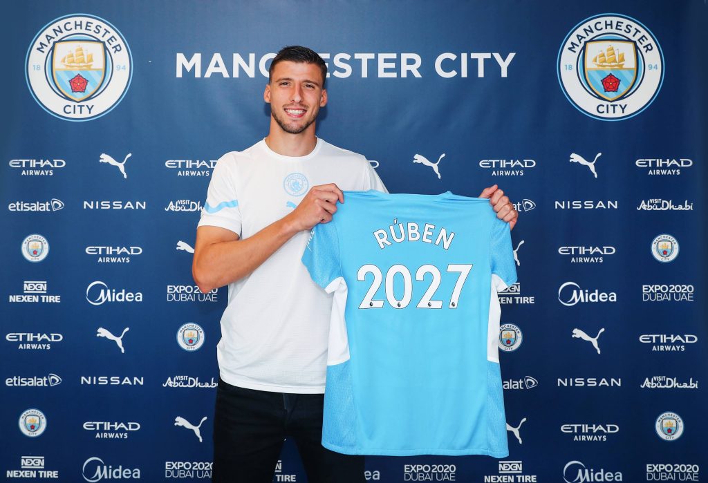 Ruben Dias is happy to commit his future on long-term with City.
