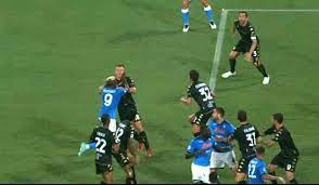 Osimhen sent off for punching Venezia player - Football Italia