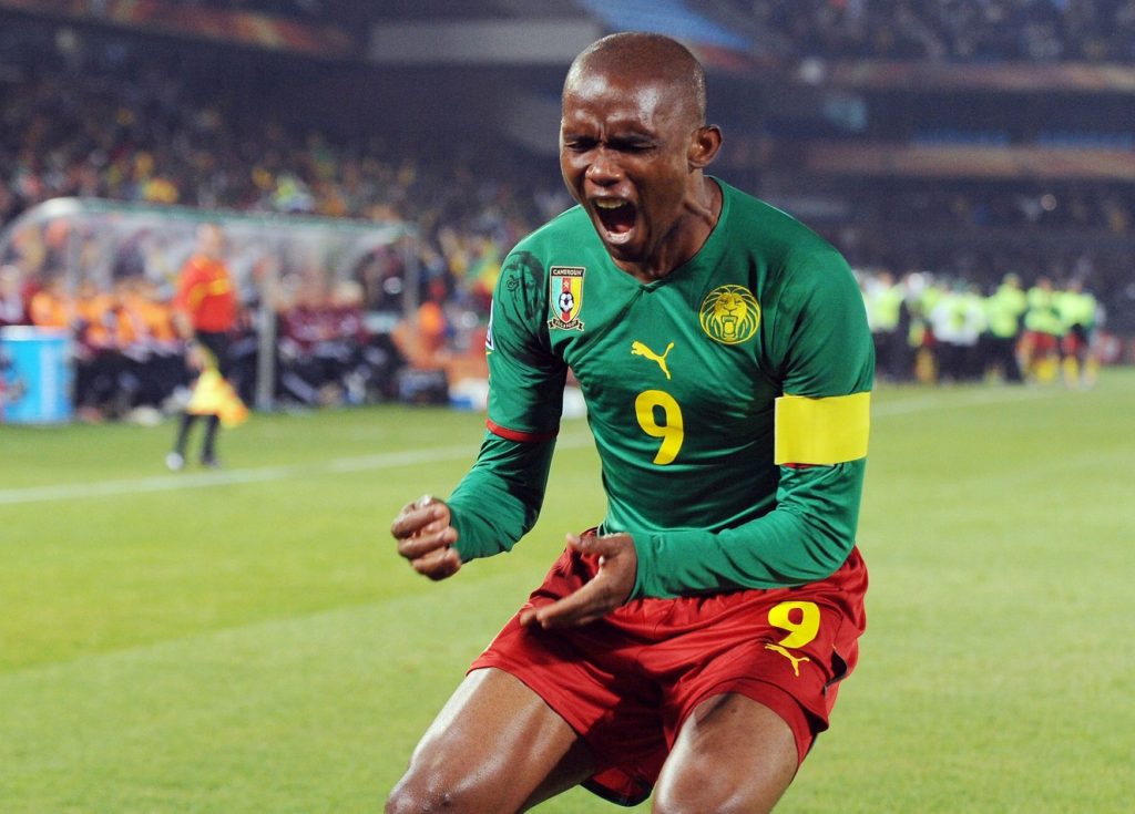 Samuel Eto'o won AFCON in 2000 and 2002.