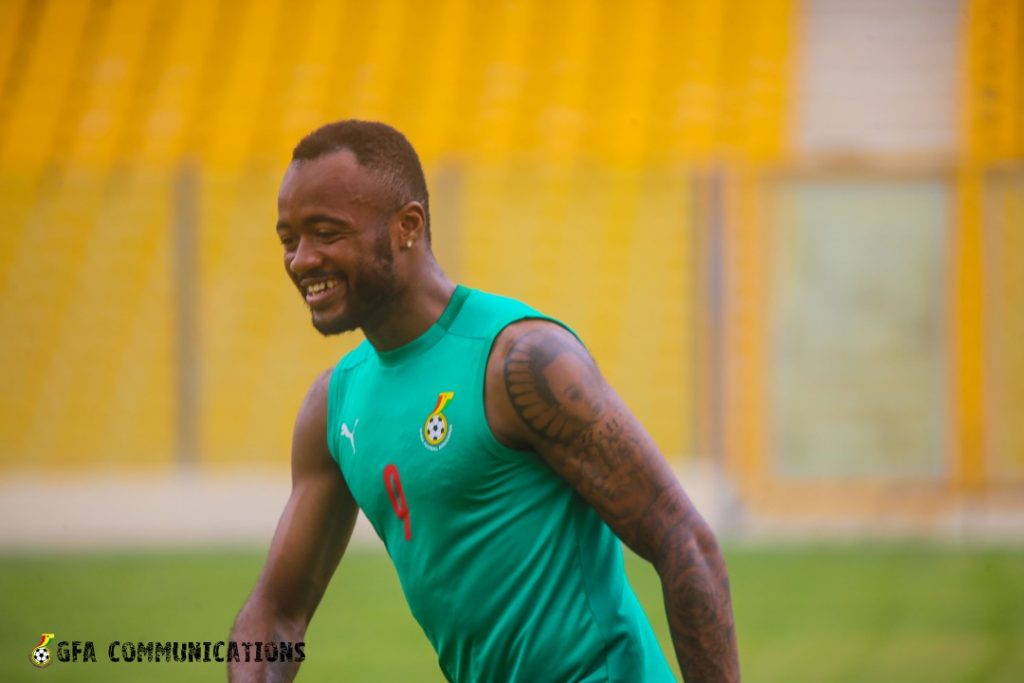 Jordan Ayew keep smiling and expect to end his goal drought with Ghana.