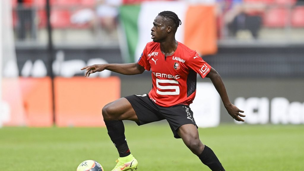 Kamaldeen Sulemana has 4 goals to his name in 11 appearances with Rennes this season.