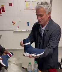 Watch generous Jose Mourinho give teen sensation Felix Afena-Gyan a £670  pair of SHOES after netting first Roma goals