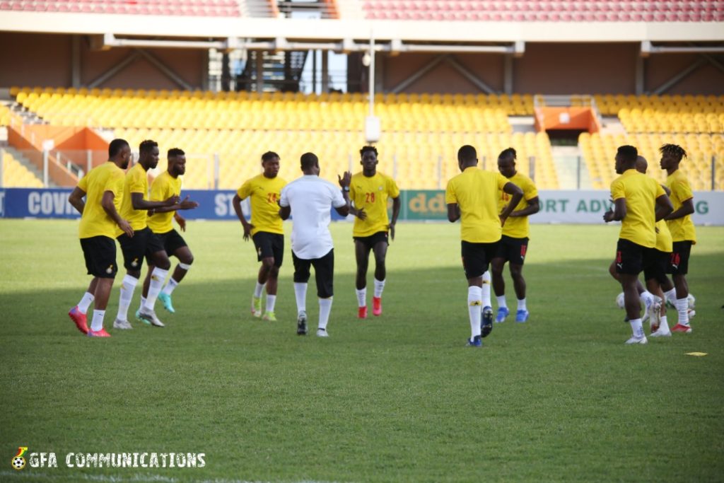 Black Stars training.