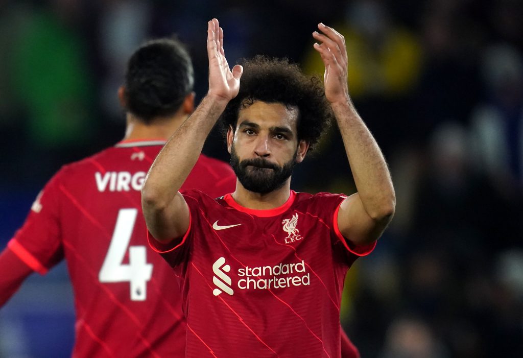 Salah has 20 goals in 26 games to his name this season with Liverpool.