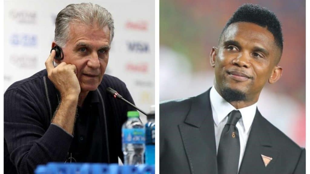 Carlos Queiroz Samuel Eto'o