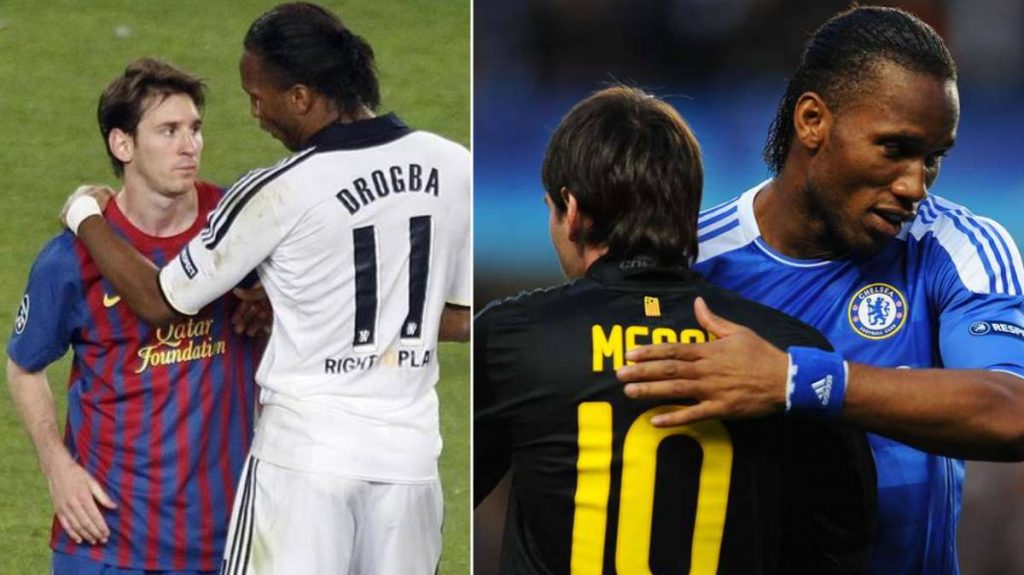 Didier Drogba Messi