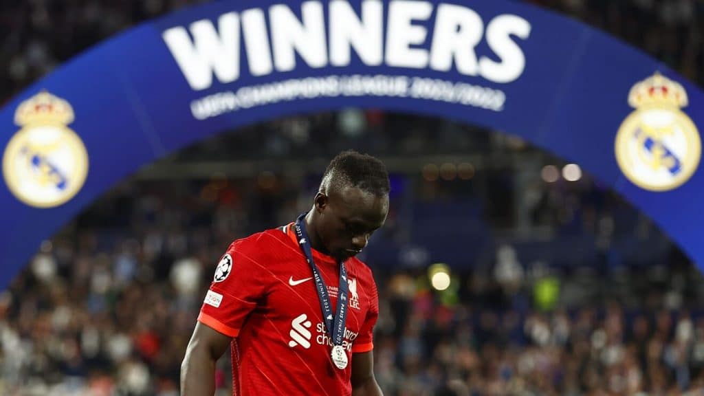 Sadio Mane left Liverpool after Champions league final loss to Real Madrid.