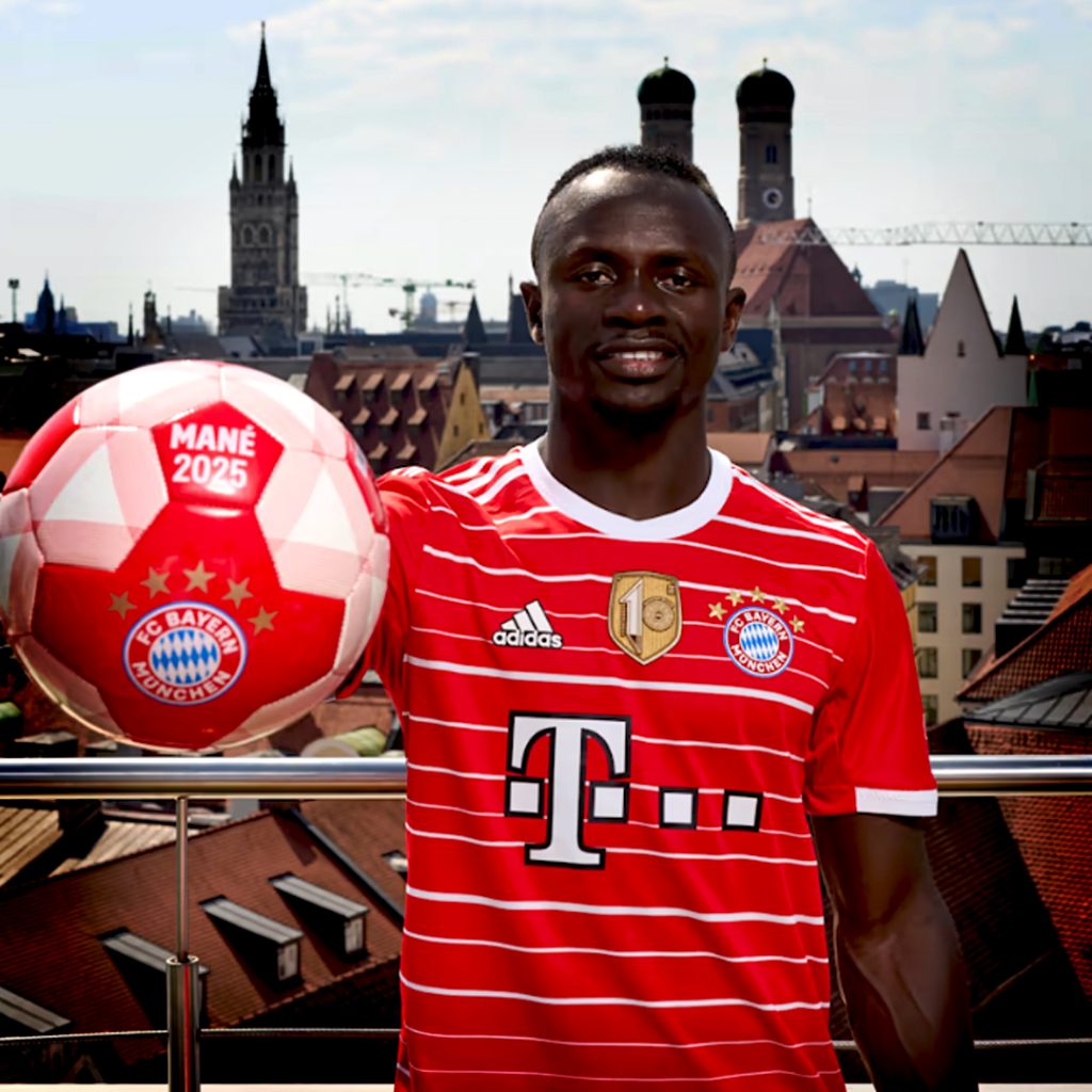 Sadio Mane is a new Bayern Munich player.