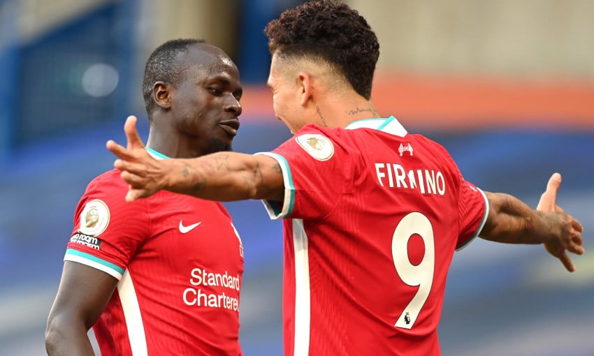 Sadio Mane picks Firmino over Salah as his best teammate at LFC.