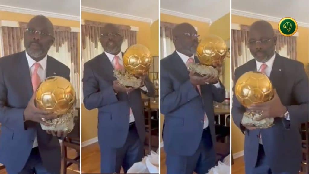 George Weah Ballon d'or