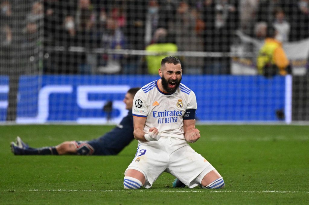 Karim Benzema is expected to be crowned Ballon d'or winner on October 17. (Photo by GABRIEL BOUYS / AFP)