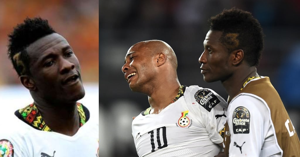 Asamoah Gyan Andre Ayew