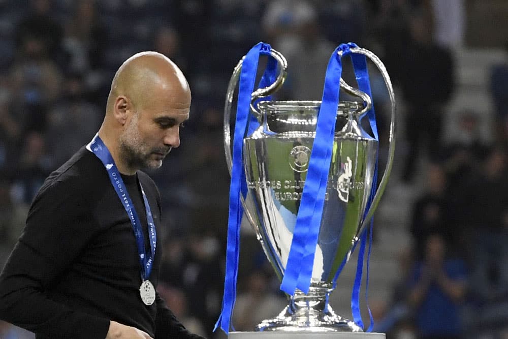 Guardiola may have the opportunity to win the UCL again after 2021 heartbreak against Chelsea.
