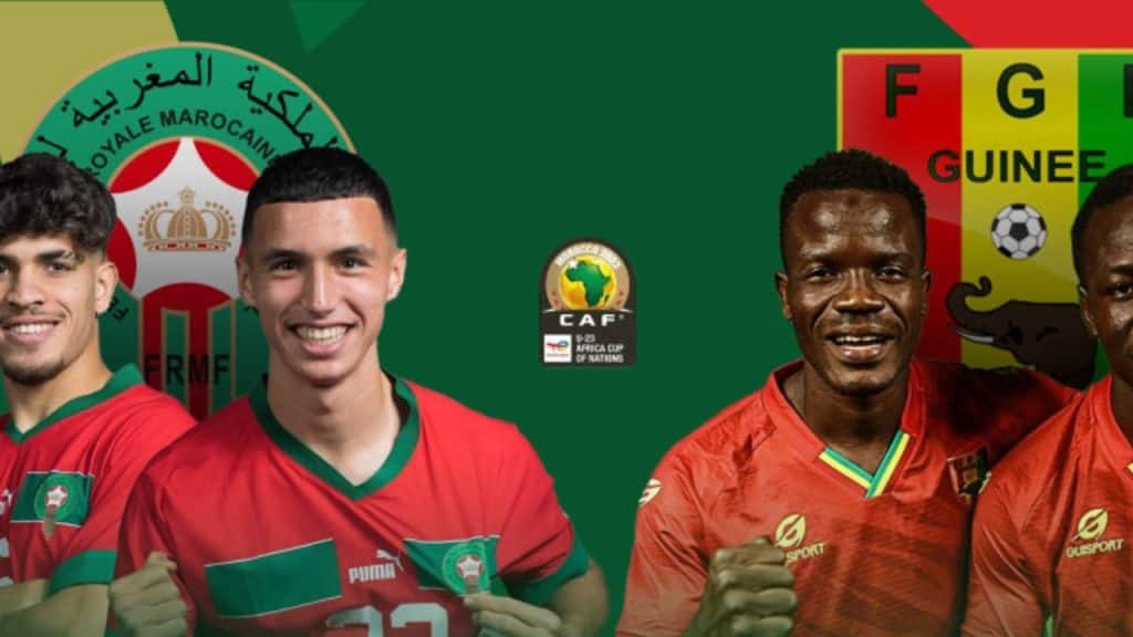 AFCON U23 Morocco vs Guinea
