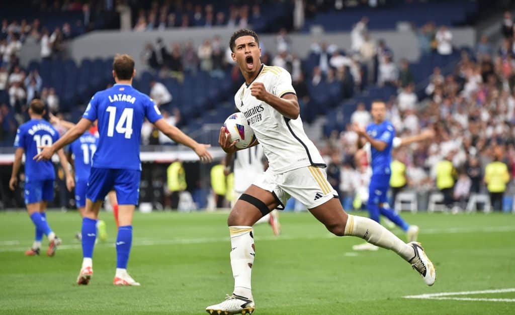 Bellingham's fifth goal in four games seals Real Madrid comeback over  Getafe - The San Diego Union-Tribune