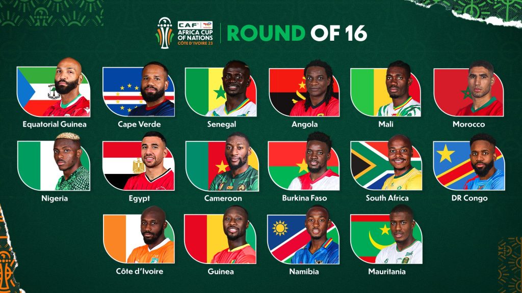 Africa Cup of Nations Round of 16 full fixtures revealed as hosts Ivory