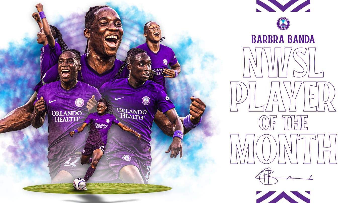 Orlando Pride Forward Barbra Banda Named Player Of The Month - Africa ...