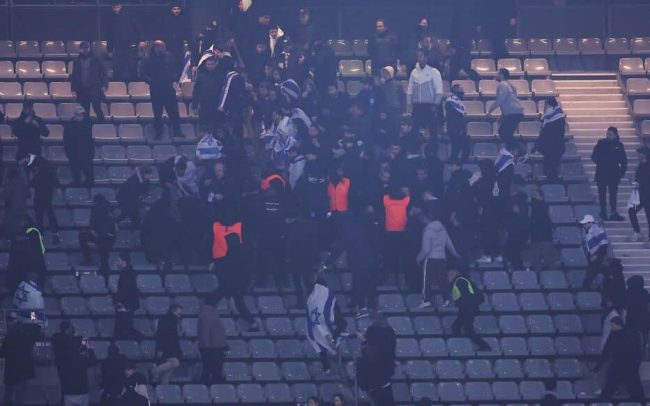 Two arrested and taken into custody after the France-Israel match