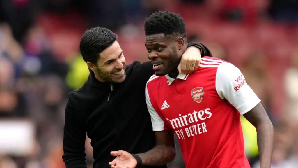 Mikel Arteta hails Thomas Partey's excellent performance