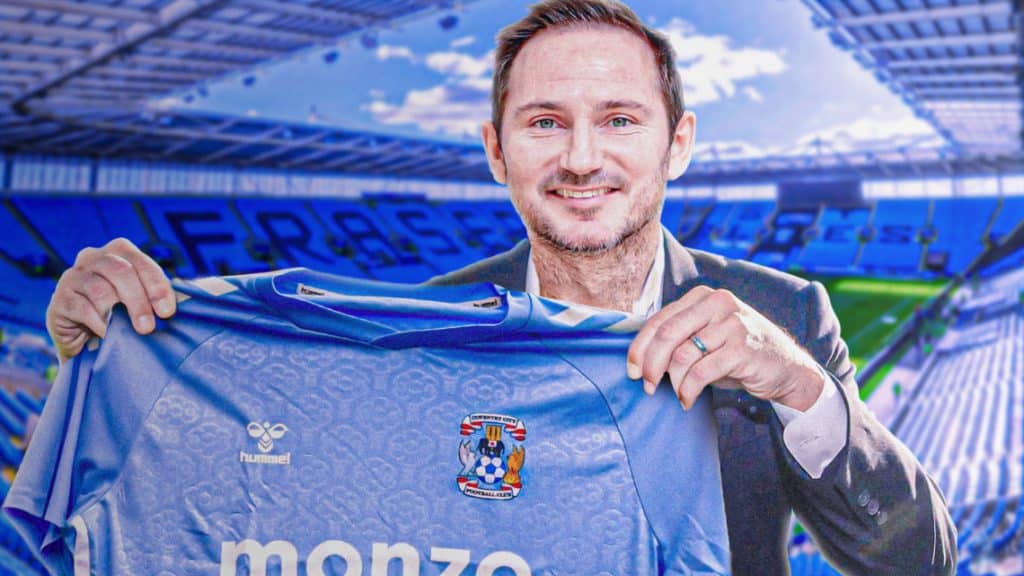 Official Frank Lampard signs for Coventry City