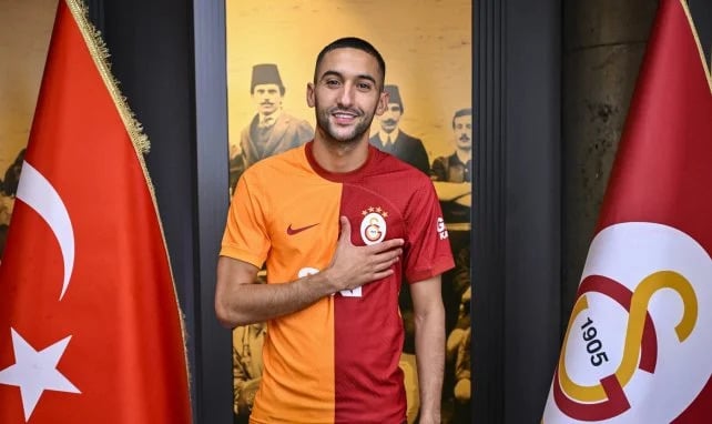 Galatasaray and Hakim Ziyech part way after mutual agreement