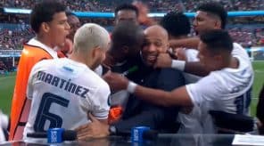 Thierry Henry's unexpected celebration with Panama
