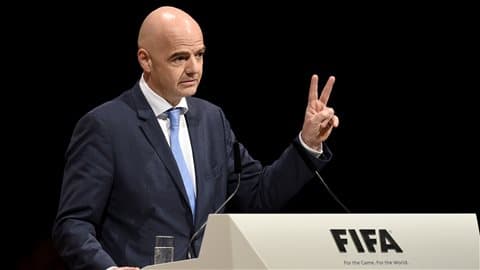 Infantino under fire from UEFA after Trump-related delay at FIFA Congress