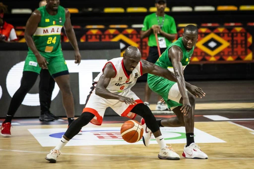 Équipe du Mali en action lors de l'AfroBasket 2025