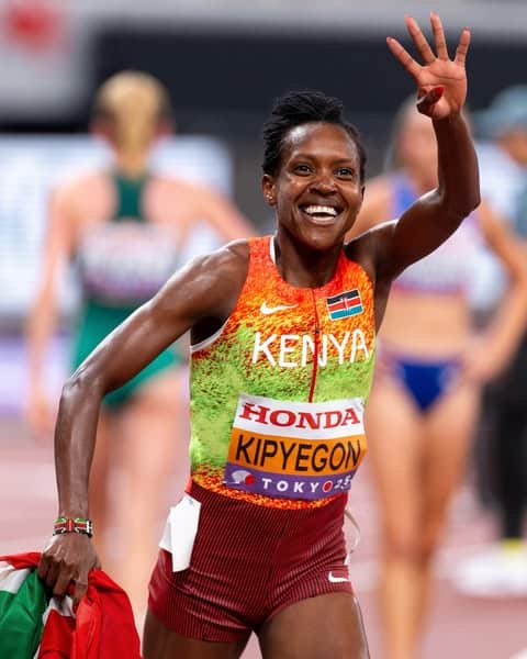 Kipyegon continues reign with fourth world 1500m title in Tokyo - Africa  Top Sports