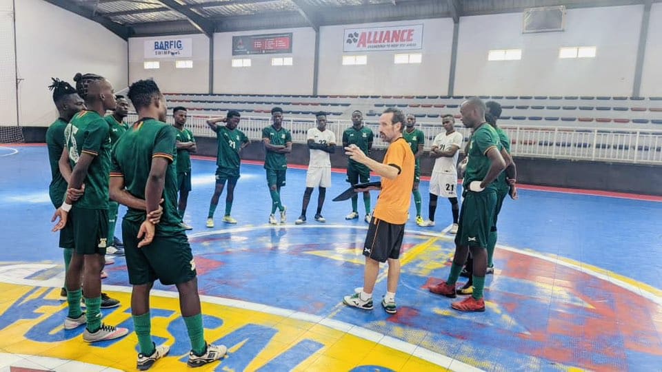 Zambia Futsal Team enters camp ahead of South Africa friendlies